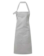 Artisan Collection by Reprime Calibre Heavy Cotton Canvas Pocket Apron - Silver