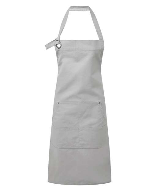 Artisan Collection by Reprime Calibre Heavy Cotton Canvas Pocket Apron - Silver