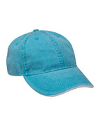Adams Headwear Icon Sandwich Cap - Caribbean Blue/ White