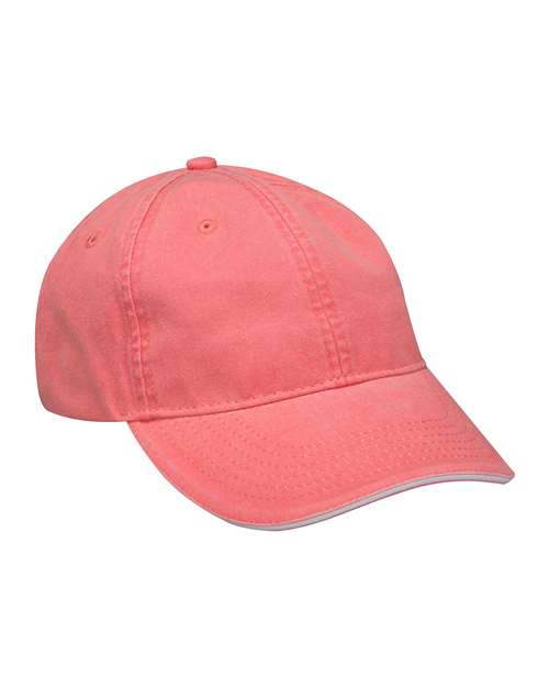 Adams Headwear Icon Sandwich Cap - Coral/ White