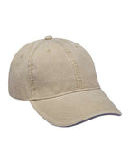 Adams Headwear Icon Sandwich Cap - Khaki/ Black