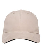 Adams Headwear Performer Cap - Khaki/ Black