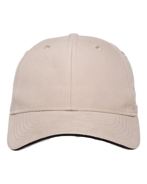 Adams Headwear Performer Cap - Khaki/ Black