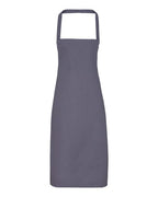 Artisan Collection by Reprime Organic Cotton Bib Apron - Dark Grey