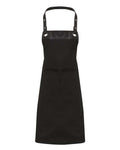 Artisan Collection by Reprime Espresso Bib Apron - Black/ Black