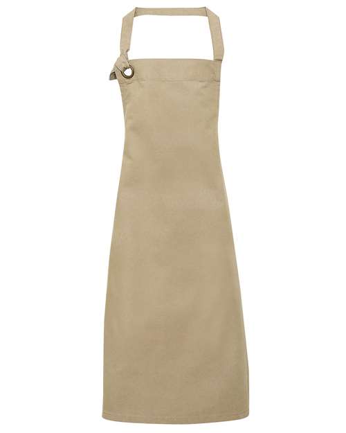 Artisan Collection by Reprime Calibre Heavy Cotton Canvas Bib Apron - Khaki