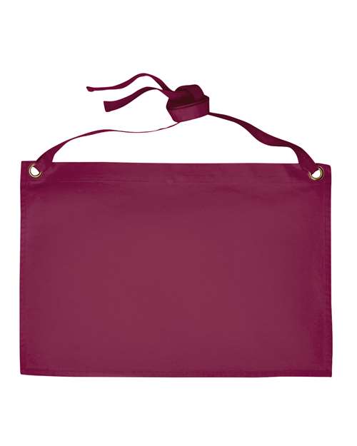 Artisan Collection by Reprime Calibre Heavy Cotton Canvas Waist Apron - Burgundy