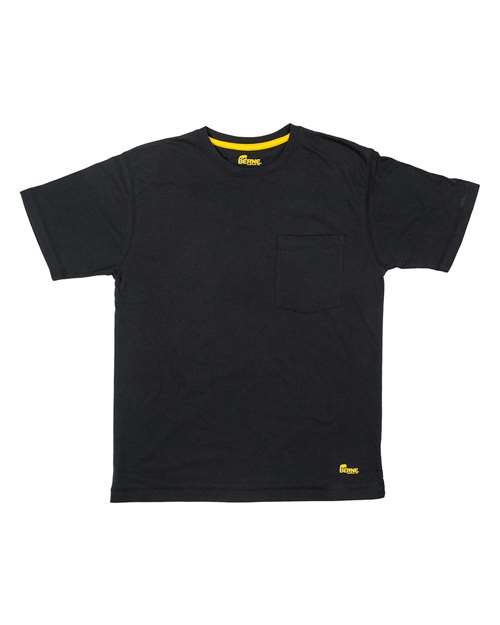 Berne Apparel Men's Lightweight Performance Pocket T-Shirt - Black