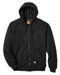 Berne Apparel Men's Tall Heritage Thermal-Lined Full-Zip Hooded Sweatshirt - Black