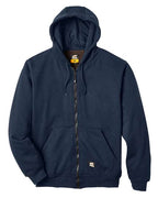 Berne Apparel Men's Tall Heritage Thermal-Lined Full-Zip Hooded Sweatshirt - Navy
