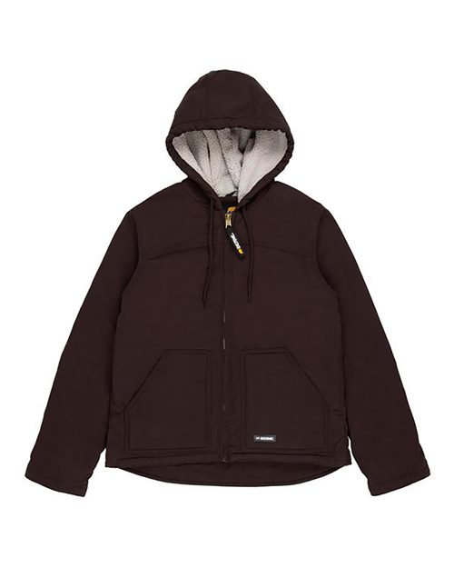 Berne Apparel Women's Softstone Hooded Coat - Dark Brown