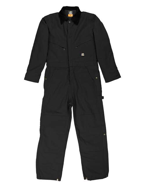 Berne Apparel Men's Heritage Duck Insulated Coverall - Black