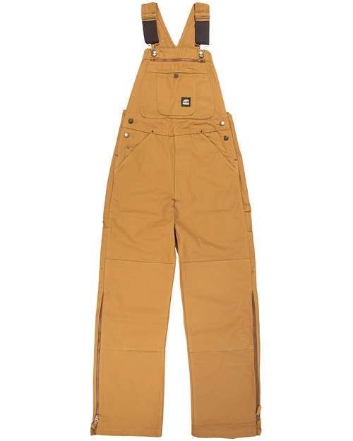 Berne Apparel Men's Slab Unlined Duck Bib Overall - Brown Duck_32