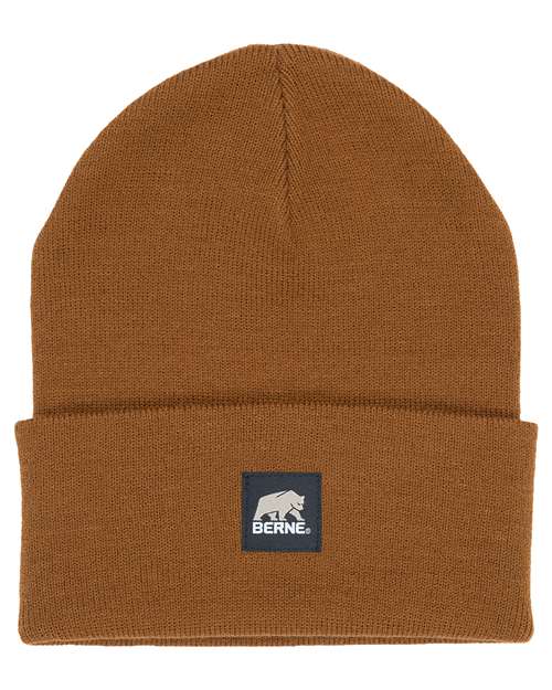 Berne Apparel Heritage Knit Cuff Beanie - Brown