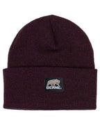 Berne Apparel Heritage Knit Cuff Beanie - Maroon/ Black