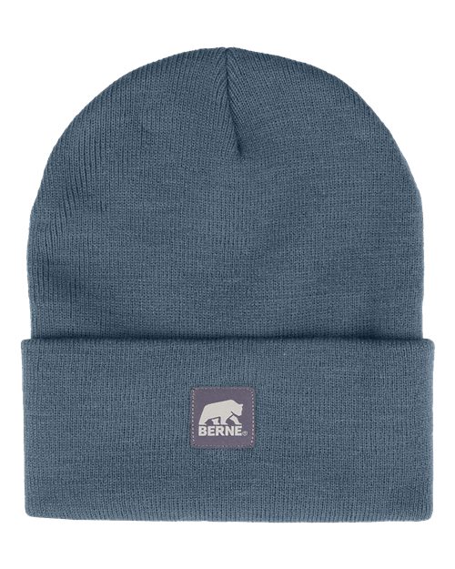 Berne Apparel Heritage Knit Cuff Beanie - Steel Blue