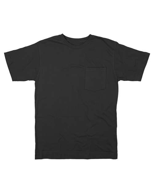 Berne Apparel Men's Heavyweight Pocket T-Shirt - Black