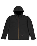 Berne Apparel Men's Tall Heritage Duck Hooded Jacket - Black