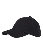 Big Accessories Washed Chino Cap - Black