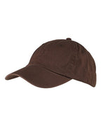 Big Accessories Washed Chino Cap - Coffee