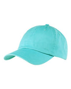 Big Accessories Washed Chino Cap - Lagoon Blue
