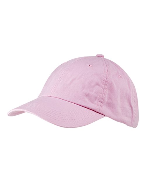 Big Accessories Washed Chino Cap - Light Pink