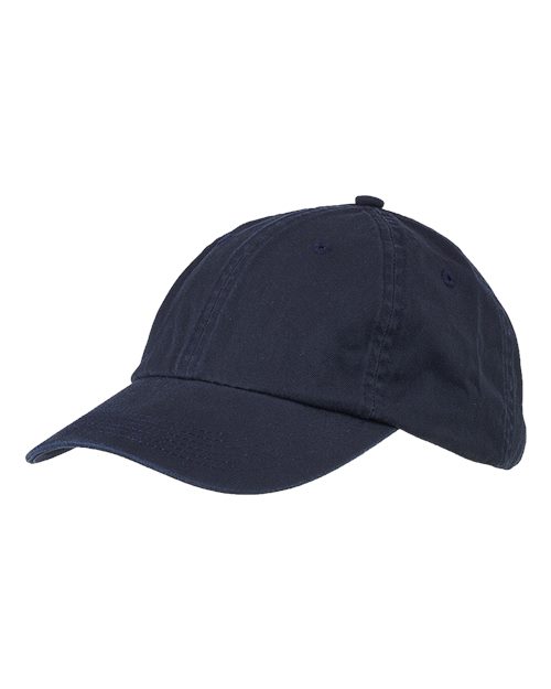 Big Accessories Washed Chino Cap - Navy