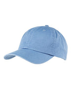 Big Accessories Washed Chino Cap - Washed Denim