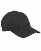 Big Accessories Six-Panel Twill Cap - Black