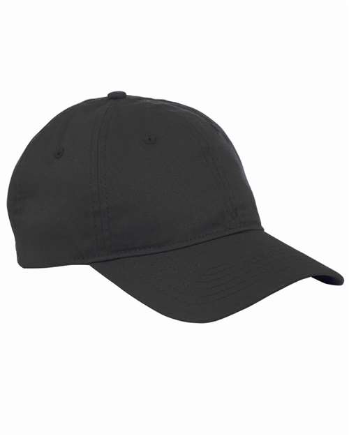 Big Accessories Six-Panel Twill Cap - Black