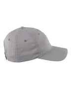 Big Accessories Six-Panel Twill Cap - Dark Grey