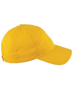 Big Accessories Six-Panel Twill Cap - Sunray Yellow