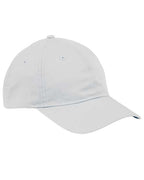 Big Accessories Six-Panel Twill Cap - White