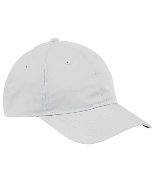 Big Accessories Six-Panel Twill Cap - White