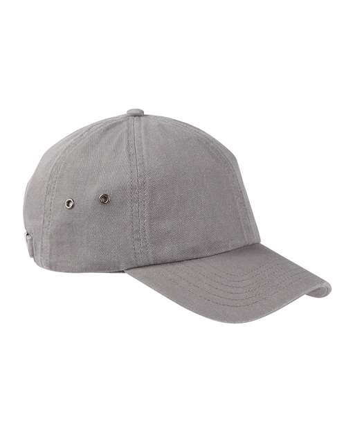 Big Accessories Washed Baseball Cap - Charcoal