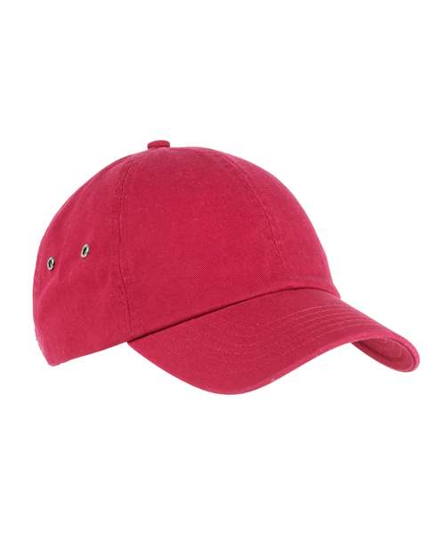 Big Accessories Washed Baseball Cap - Red