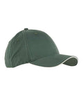 Big Accessories Brushed Twill Sandwich Cap - Olive/ Stone