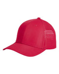 Big Accessories Performance Perforated Cap - Red