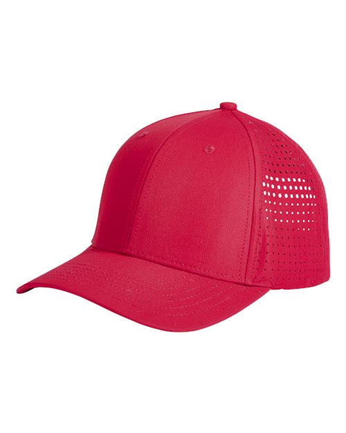 Big Accessories Performance Perforated Cap - Red