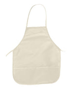 Big Accessories 24" Pocket Apron - Natural