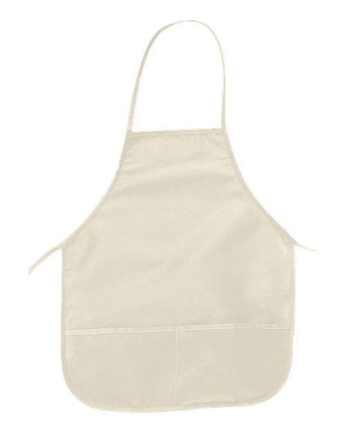 Big Accessories 24" Pocket Apron - Natural