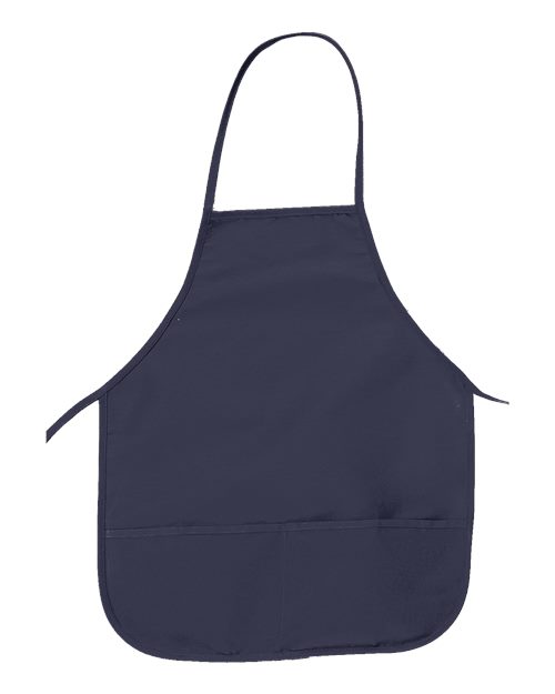 Big Accessories 24" Pocket Apron - Navy