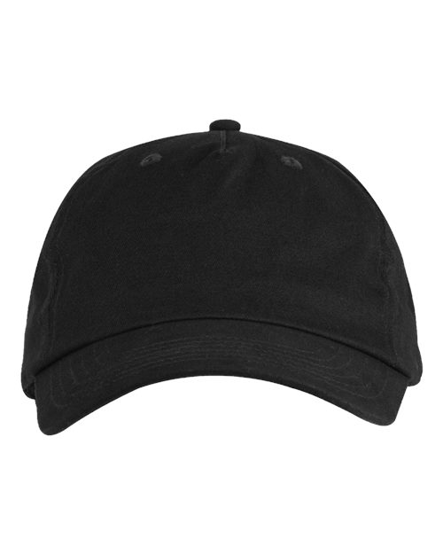 Big Accessories Brushed Twill Cap - Black