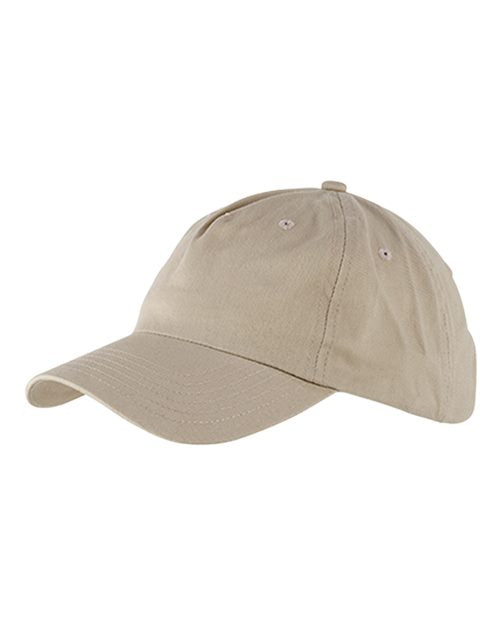 Big Accessories Brushed Twill Cap - Stone