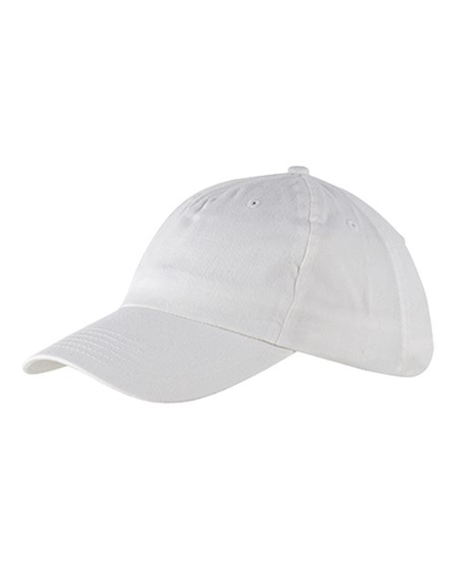 Big Accessories Brushed Twill Cap - White