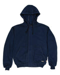 Berne Apparel Men's Tall Flame-Resistant Hooded Sweatshirt - Navy
