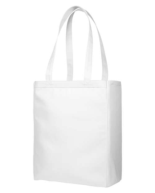 BAGedge Canvas Book Tote - White