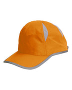 Big Accessories Performance Cap - Bright Orange