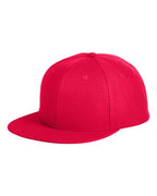 Big Accessories Flat Bill Sport Cap - Red