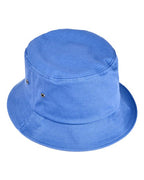 Big Accessories Chino Twill Crusher Bucket Hat - Washed Denim